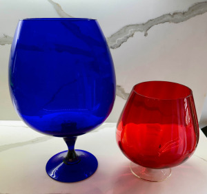 Vintage Glass Goblets