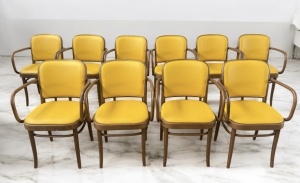 Ten Bentwood Armchairs