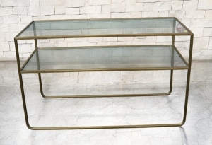 Coco Republic Glass Console Table