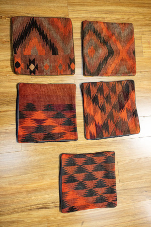 5 x Kelim Cushion Covers 40 x 40cm each