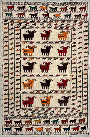 Pictorial Soumak Kelim 190 x 120cm