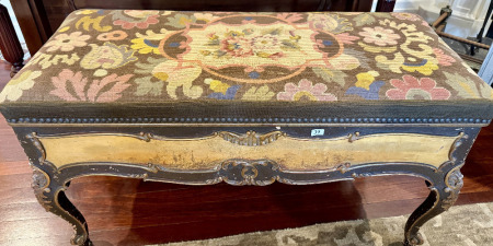 French Piano Bench Stool