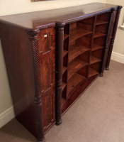 Regency Mahogany Open Bookcase