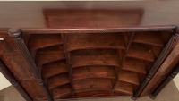 Regency Mahogany Open Bookcase - 3