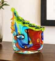 Glass Sculptural Vase