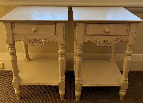 Pair Bedside Tables