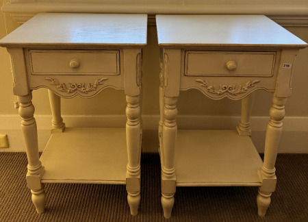 Pair Bedside Tables