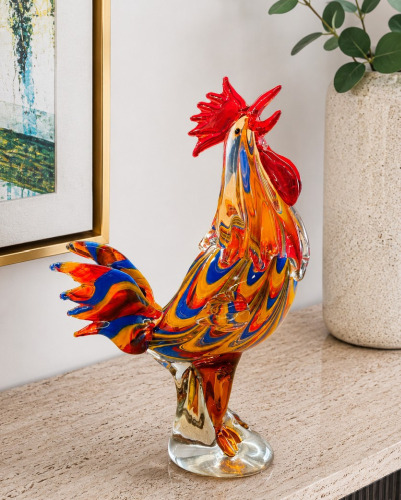 Studio Glass Rooster