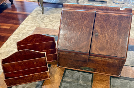 Burr Walnut Writing Box