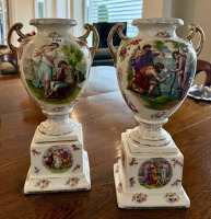 Pair Urn Vases