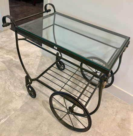 Wrought Iron Drinks Trolley