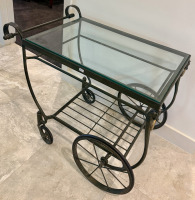 Wrought Iron Drinks Trolley