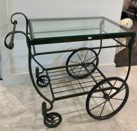Wrought Iron Drinks Trolley - 2