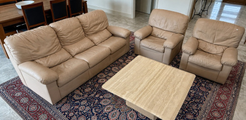 Leather Lounge Suite