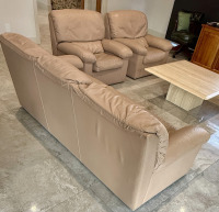 Leather Lounge Suite - 4