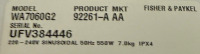 Fisher & Paykel Washer - 4