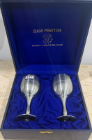Siam Pewter Goblets