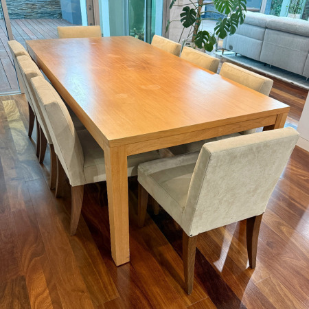 Dining Table & Eight Chairs