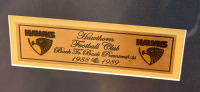 Hawks Framed Football Memorabilia - 2