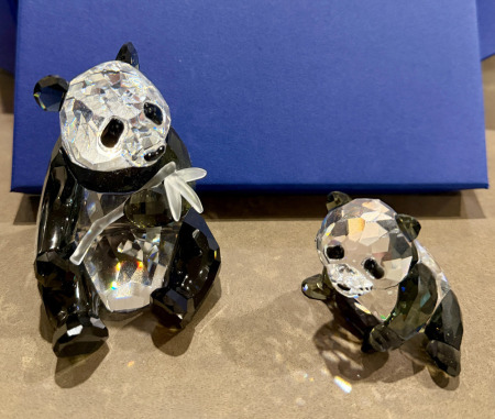 Swarovski Crystal Pandas