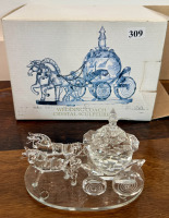 Crystal Wedding Coach Sculpture - 2