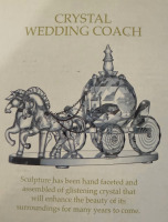 Crystal Wedding Coach Sculpture - 3