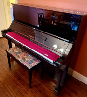 Yamaha Upright Piano & Stool - 2
