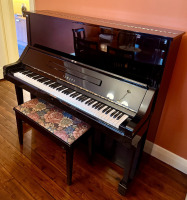Yamaha Upright Piano & Stool - 3