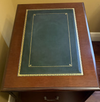 Double Pedestal Desk, Chair & File - 7