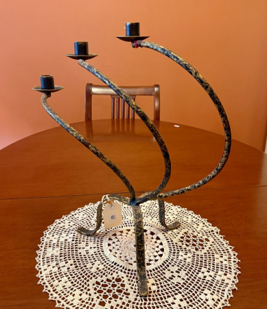 3 Light Metal Candelabrum