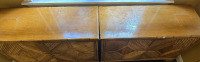 Pair Split Bamboo Sideboards - 4