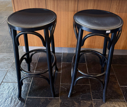 Pair Thonet Bar Stools