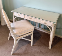 Cane Desk & Chair