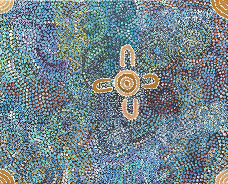 Stephen Pitjara 91 x 74cm