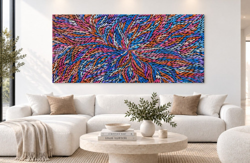 Heather Long Pitjara 200 x 100cm