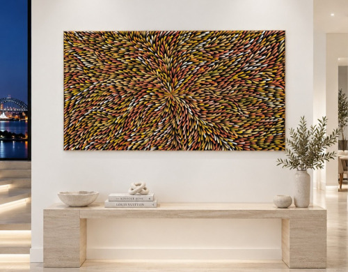 Heather Long Pitjara 150 x 92cm