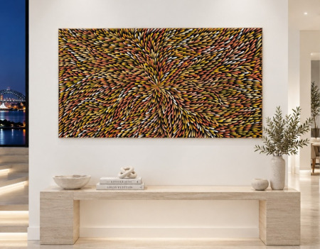 Heather Long Pitjara 150 x 92cm