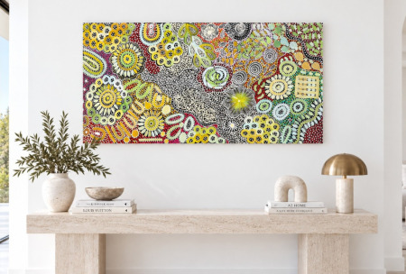 Janet Golder Kngwarreye 119 x 59cm