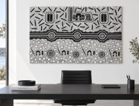 Vivienne Nakamarra Kelly 134 x 88cm