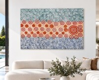 Stephen Pitjara 147 x 91cm