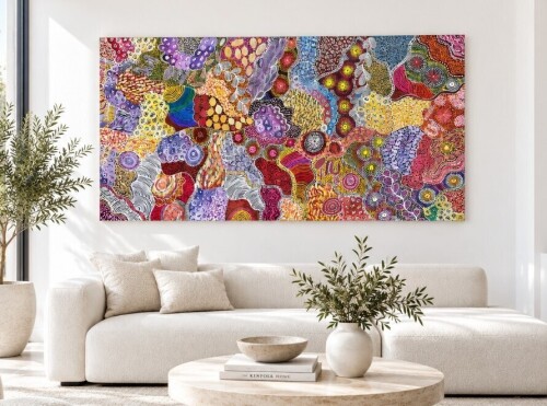 Janet Golder Kngwarreye 200 x 100cm