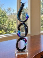 Studio Glass Sculptural Figure
