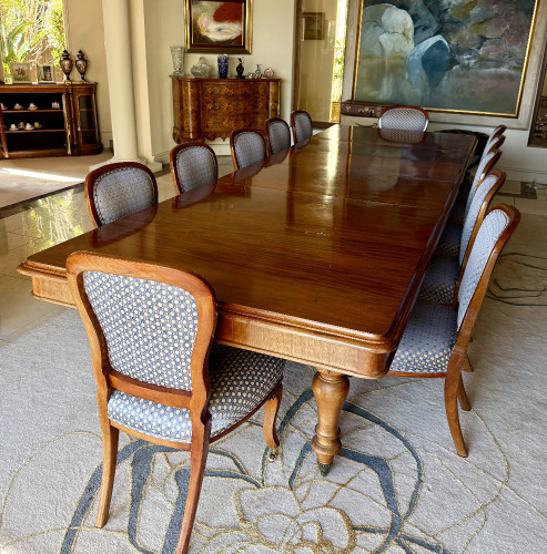Dining Table & 12 Chairs