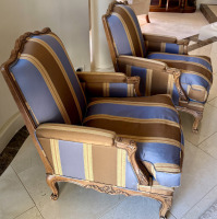 Pair Louis style Armchairs - 2