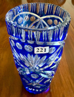 Bohemian Crystal Vase