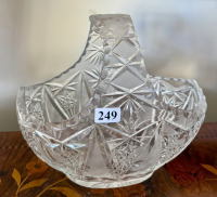 Bohemian Crystal Basket