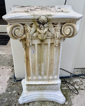 Weathered Stone Pedestal