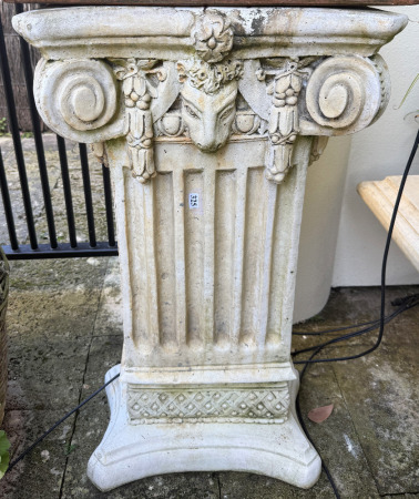 Weathered Stone Pedestal
